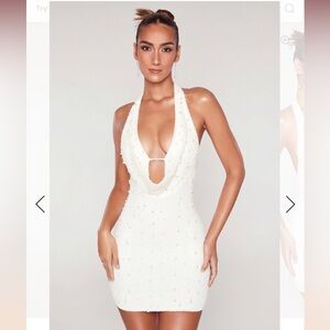 Oh Polly Versailles White Mini Dress